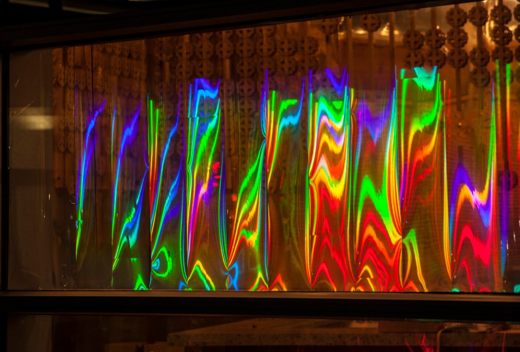 Diffracted light, detail